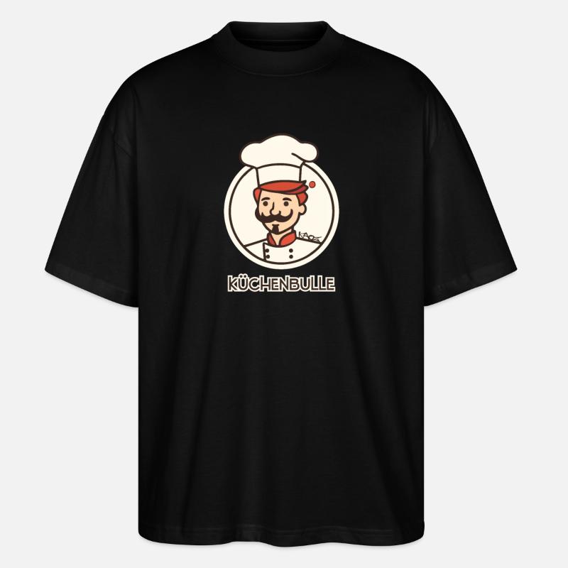 Cuisines Bull Cook - T-shirt bio Blaster 2.0 coupe oversize Stanley/Stella Unisexe - noir