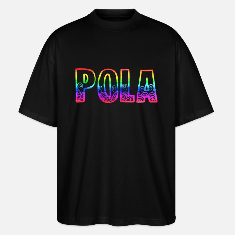 pola rs arc-en-ciel - T-shirt bio Blaster 2.0 coupe oversize Stanley/Stella Unisexe - noir