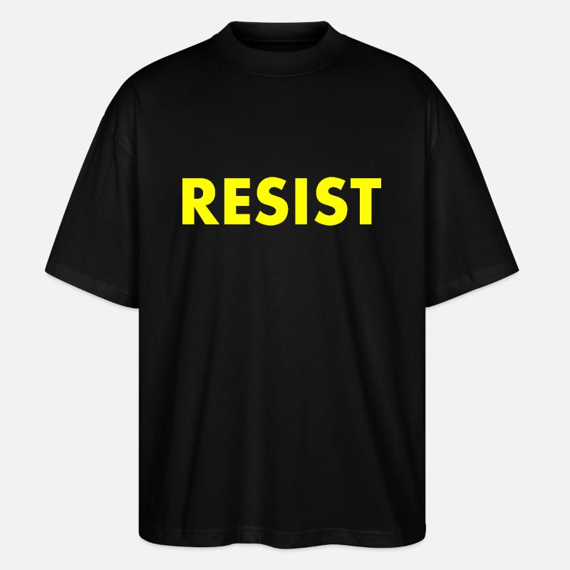 Resist - Stanley/Stella Oversized Unisex Bio T-Shirt Blaster 2.0 - Schwarz