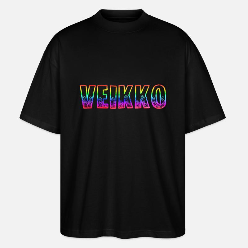 veikko rs arc-en-ciel - T-shirt bio Blaster 2.0 coupe oversize Stanley/Stella Unisexe - noir