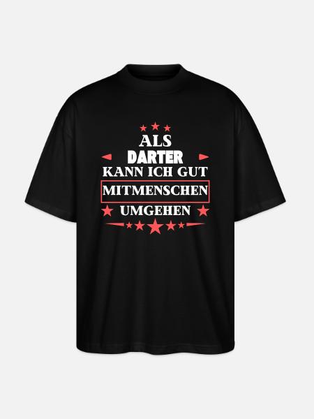 as darters. - Stanley/Stella Oversized Unisex Organic T-shirt Blaster 2.0 - black