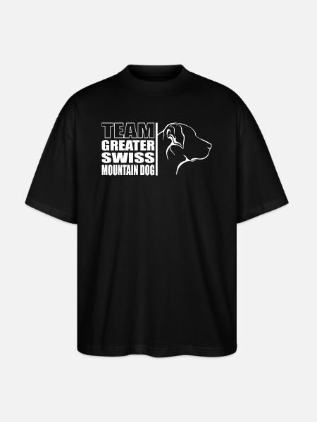 TEAM Bouvier Suisse Wilsigns - T-shirt bio Blaster 2.0 coupe oversize Stanley/Stella Unisexe - noir