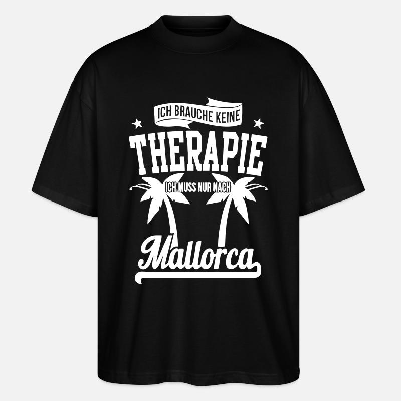 Mallorca - Stanley/Stella Oversized Unisex Bio T-Shirt Blaster 2.0 - Schwarz