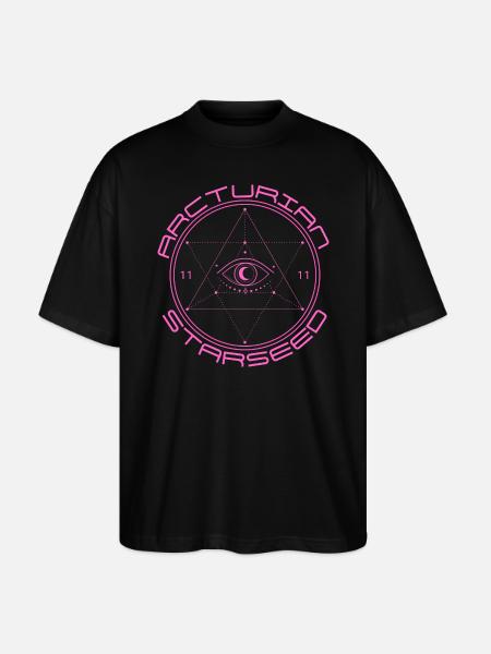 Arcturian Starseed 11:11 - Stanley/Stella Oversized Unisex Organic T-shirt Blaster 2.0 - black