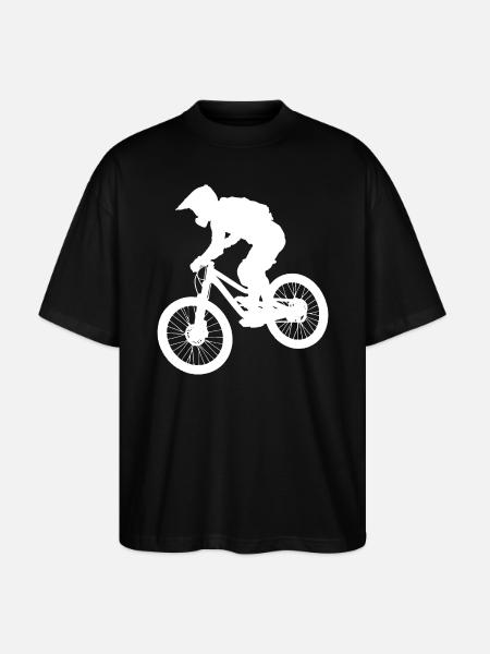 VTT Cyclisme VTT Hommes - T-shirt bio Blaster 2.0 coupe oversize Stanley/Stella Unisexe - noir