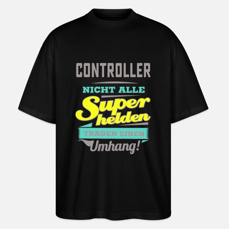 NEON Design für Superhelden - Controller - - Stanley/Stella Oversized Unisex Bio T-Shirt Blaster 2.0 - Schwarz