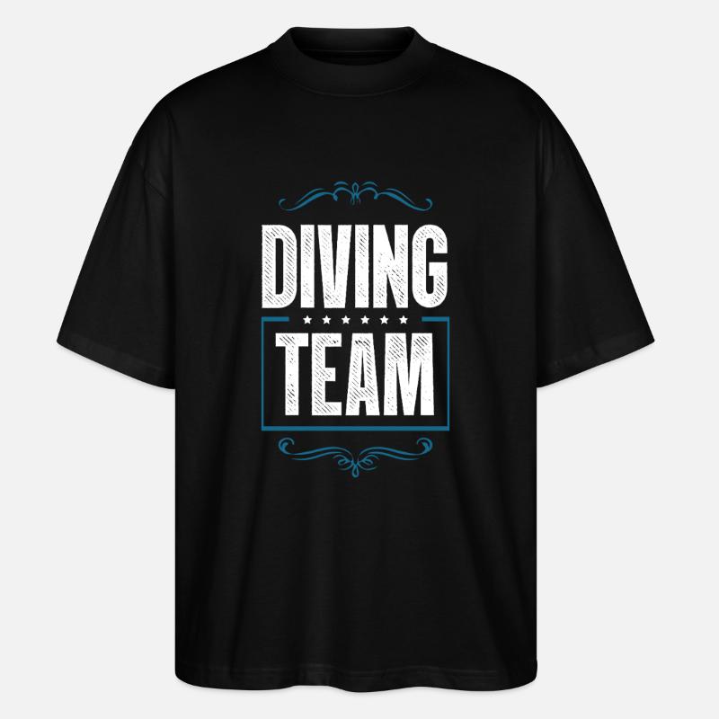Équipage de plongée - T-shirt bio Blaster 2.0 coupe oversize Stanley/Stella Unisexe - noir