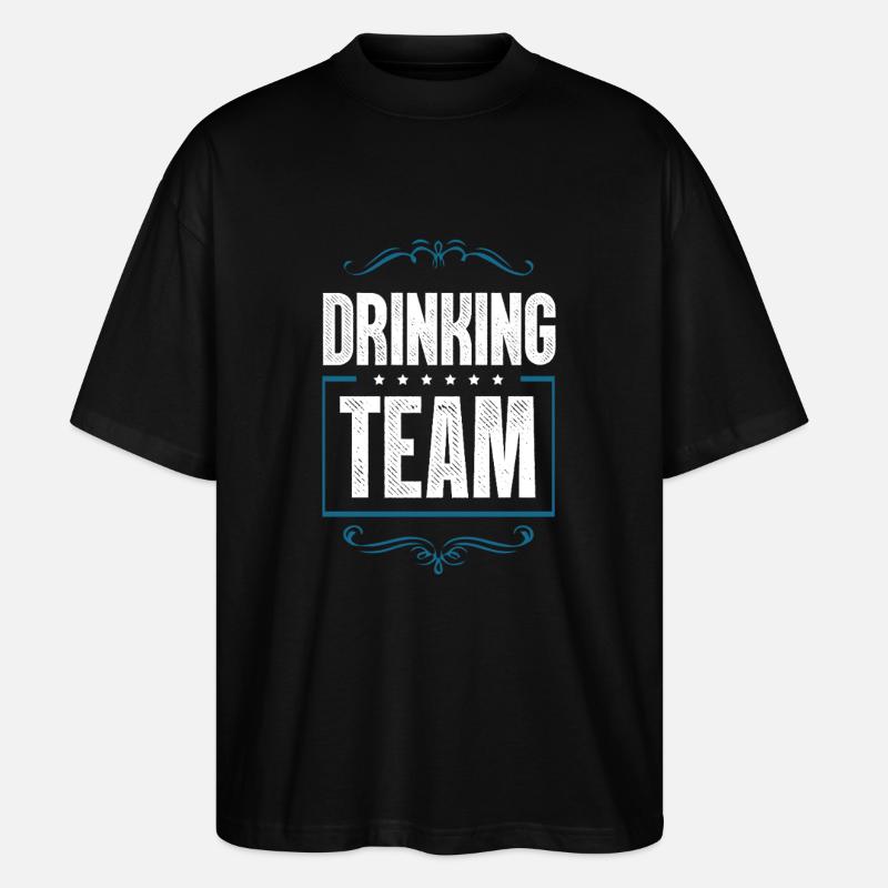 Drinking Crew - Stanley/Stella Oversized Unisex Organic T-shirt Blaster 2.0 - black