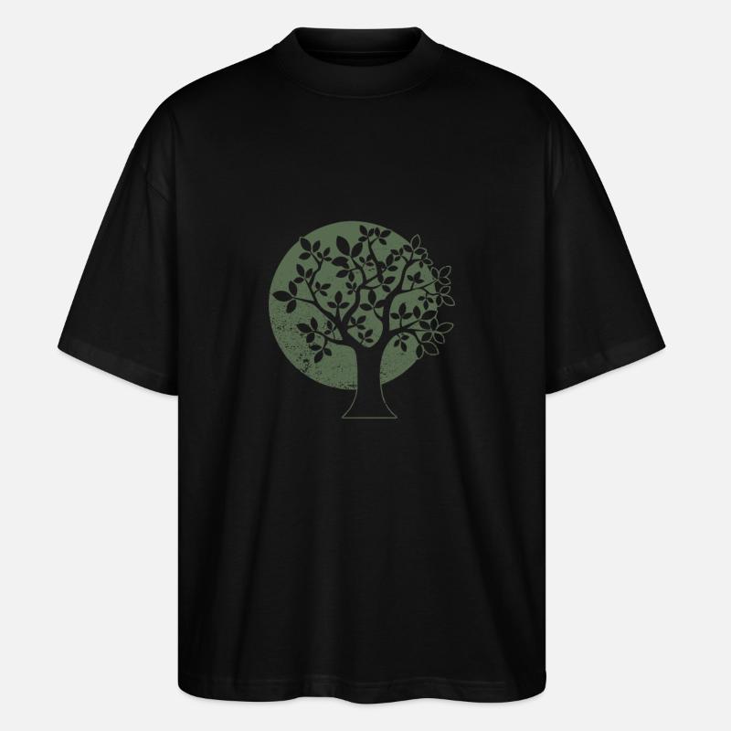 Baum - Stanley/Stella Oversized Unisex Bio T-Shirt Blaster 2.0 - Schwarz