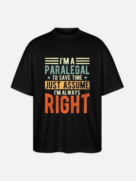 Paralégal - T-shirt bio Blaster 2.0 coupe oversize Stanley/Stella Unisexe - noir