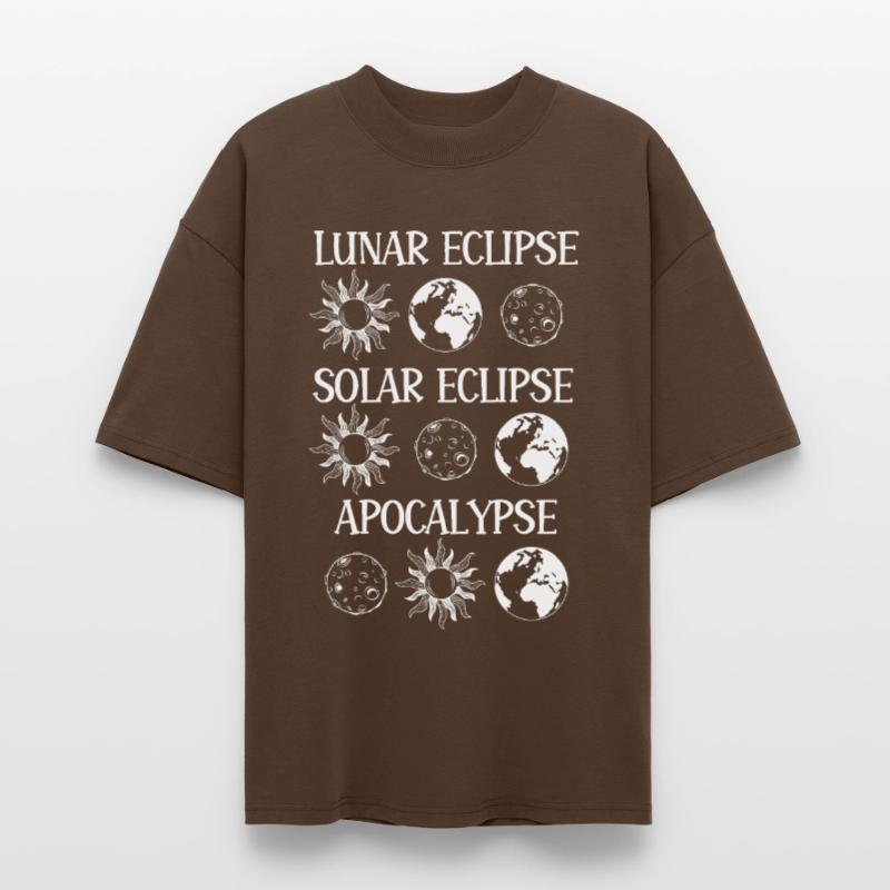 Lunar Eclipse Solar Eclipse Apocalypse Stanley/Stella Oversized Unisex Organic T-shirt Blaster 2.0