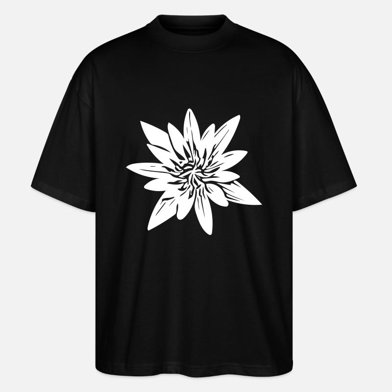 Blume - Stanley/Stella Oversized Unisex Bio T-Shirt Blaster 2.0 - Schwarz