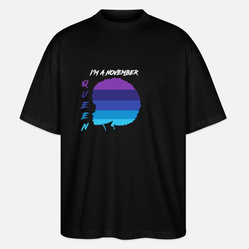 Sternzeichen Skorpion - Stanley/Stella Oversized Unisex Bio T-Shirt Blaster 2.0 - Schwarz