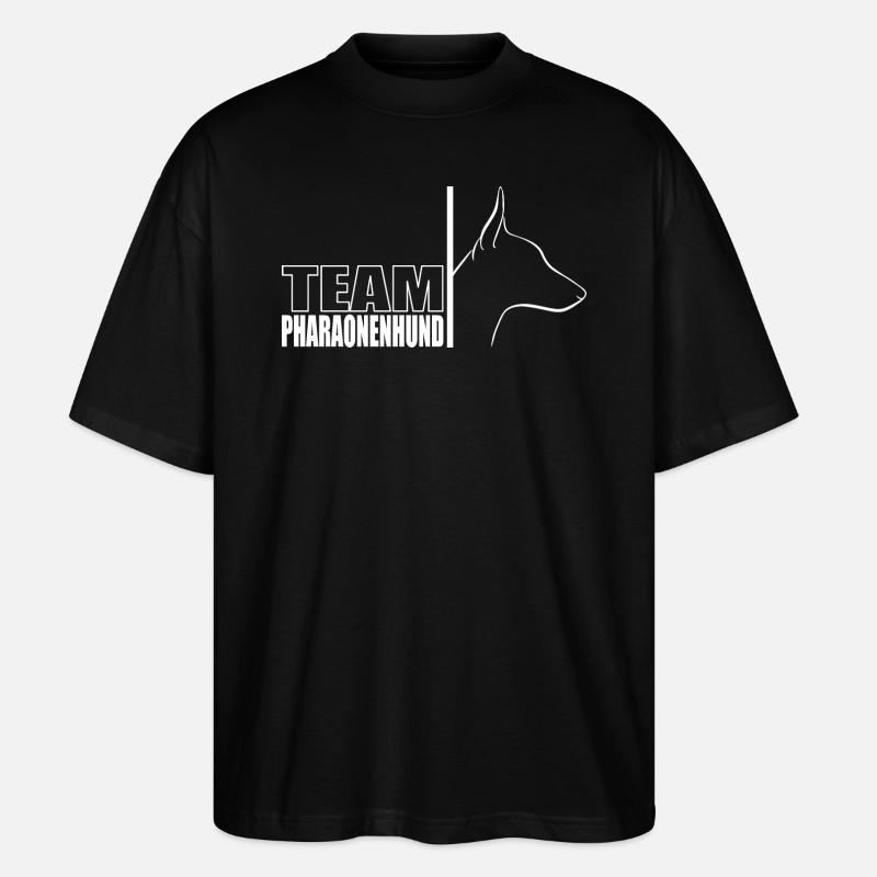 TEAM Pharaon Chien Chien Wilsigns - T-shirt bio Blaster 2.0 coupe oversize Stanley/Stella Unisexe - noir
