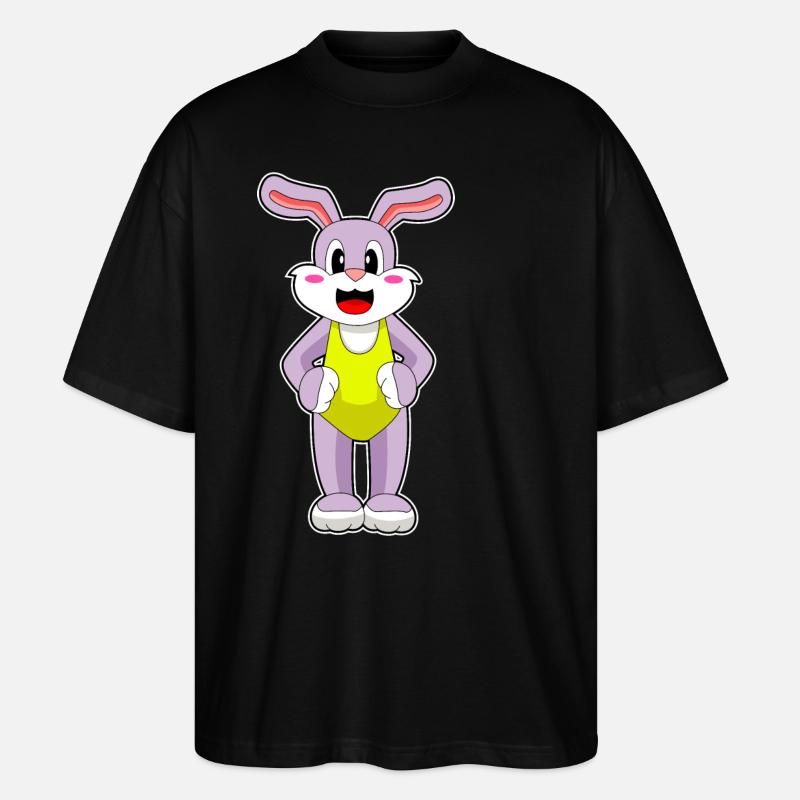 Maillot de bain Bunny - T-shirt bio Blaster 2.0 coupe oversize Stanley/Stella Unisexe - noir