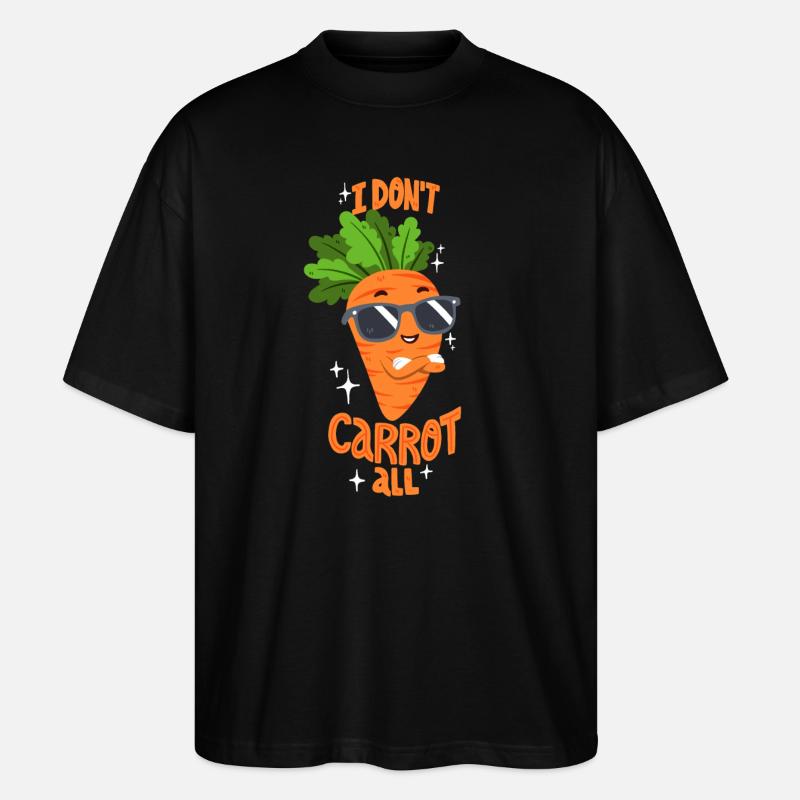 Cool Carrot - Stanley/Stella Oversized Unisex Organic T-shirt Blaster 2.0 - black