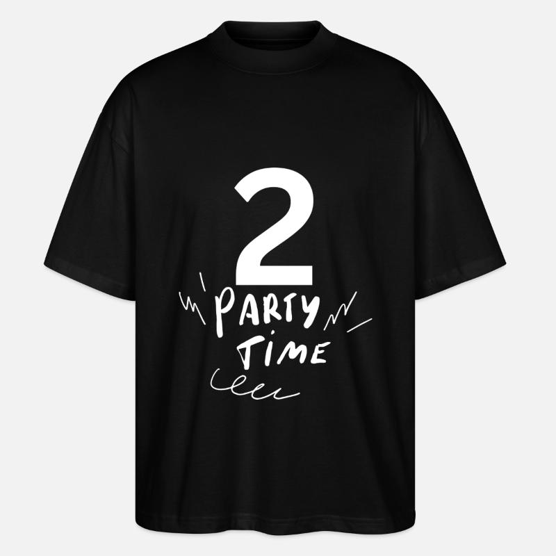2 - Stanley/Stella Oversized Unisex Bio T-Shirt Blaster 2.0 - Schwarz