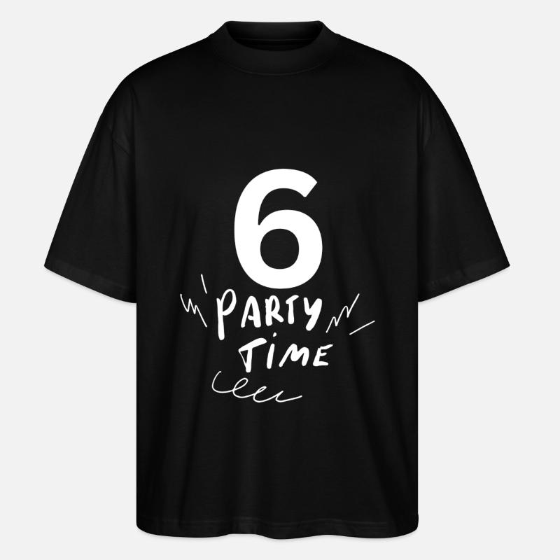 6 - Stanley/Stella Oversized Unisex Bio T-Shirt Blaster 2.0 - Schwarz