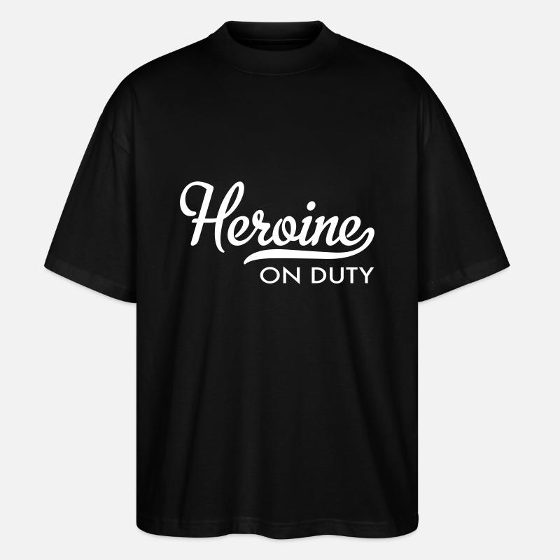 Heldin - Stanley/Stella Oversized Unisex Bio T-Shirt Blaster 2.0 - Schwarz