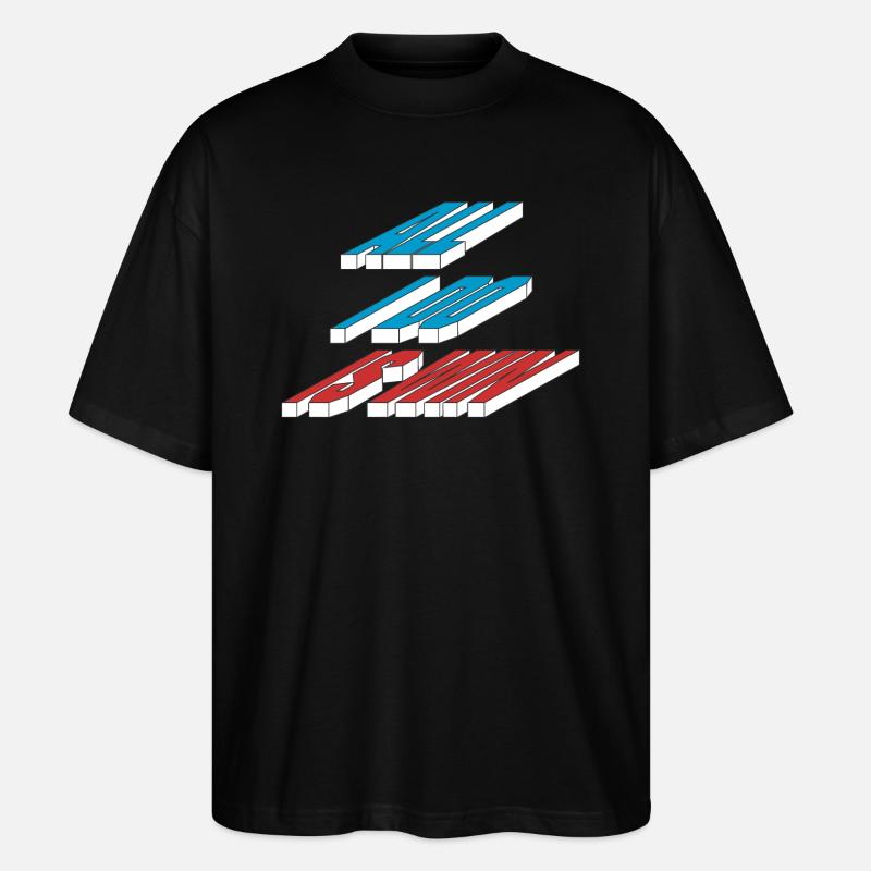 ALL I DO IS WIN - Stanley/Stella Oversized Unisex Bio T-Shirt Blaster 2.0 - Schwarz