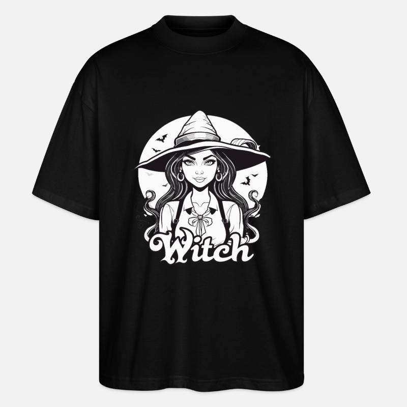 Sorcière - T-shirt bio Blaster 2.0 coupe oversize Stanley/Stella Unisexe - noir
