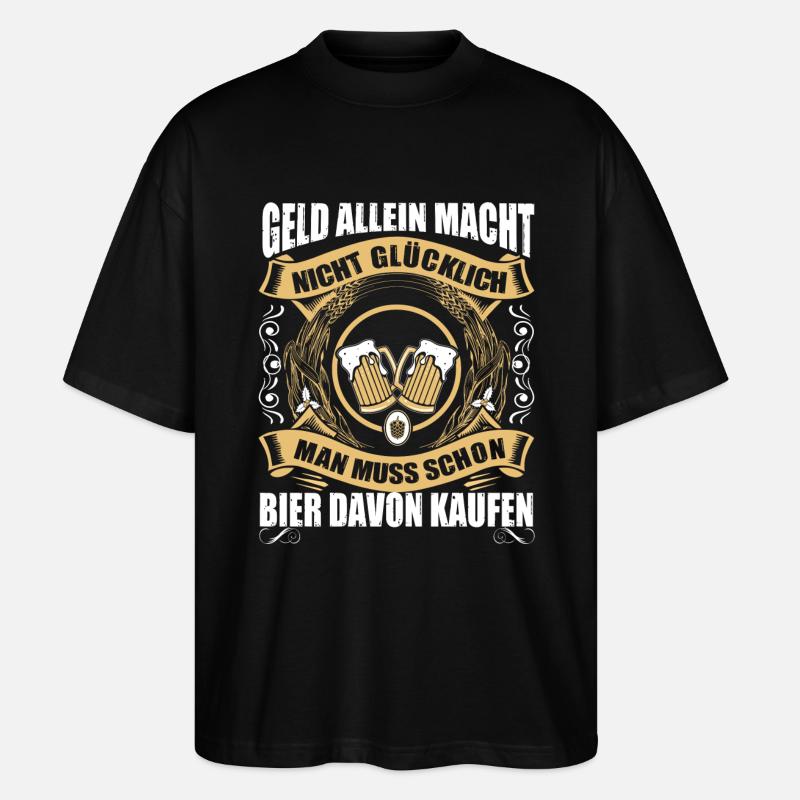 Bier kaufen - Stanley/Stella Oversized Unisex Bio T-Shirt Blaster 2.0 - Schwarz