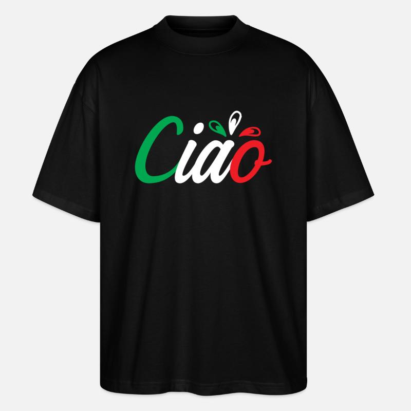 Ciao - Stanley/Stella Oversized Unisex Bio T-Shirt Blaster 2.0 - Schwarz
