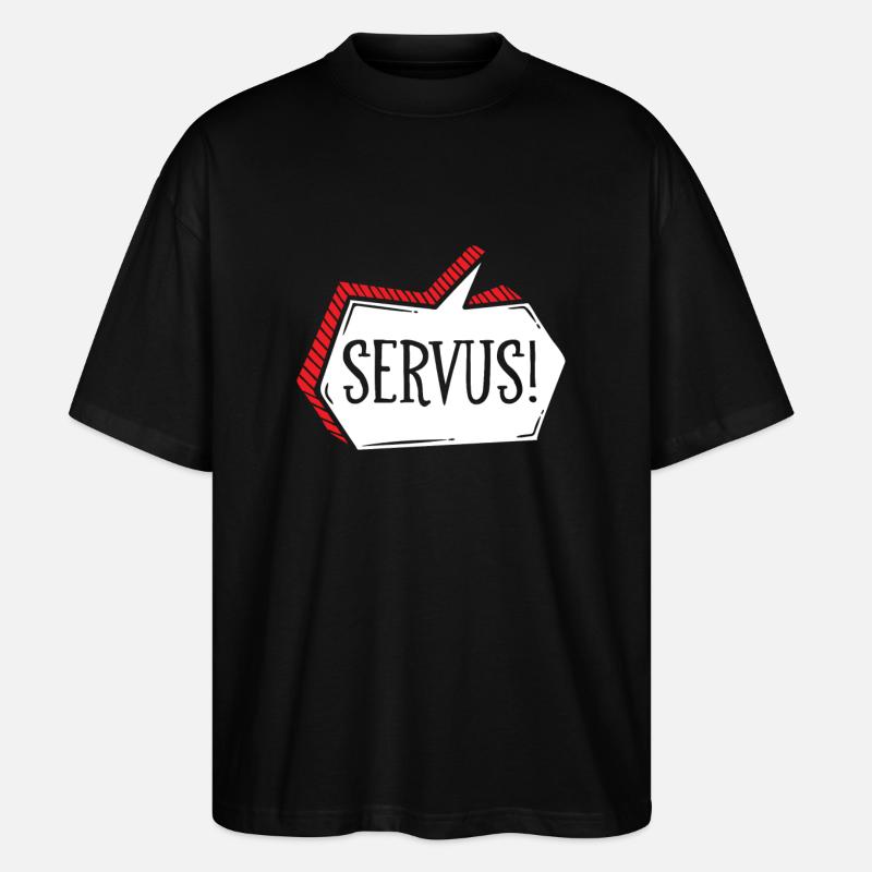 Servus - Stanley/Stella Oversized Unisex Organic T-shirt Blaster 2.0 - black
