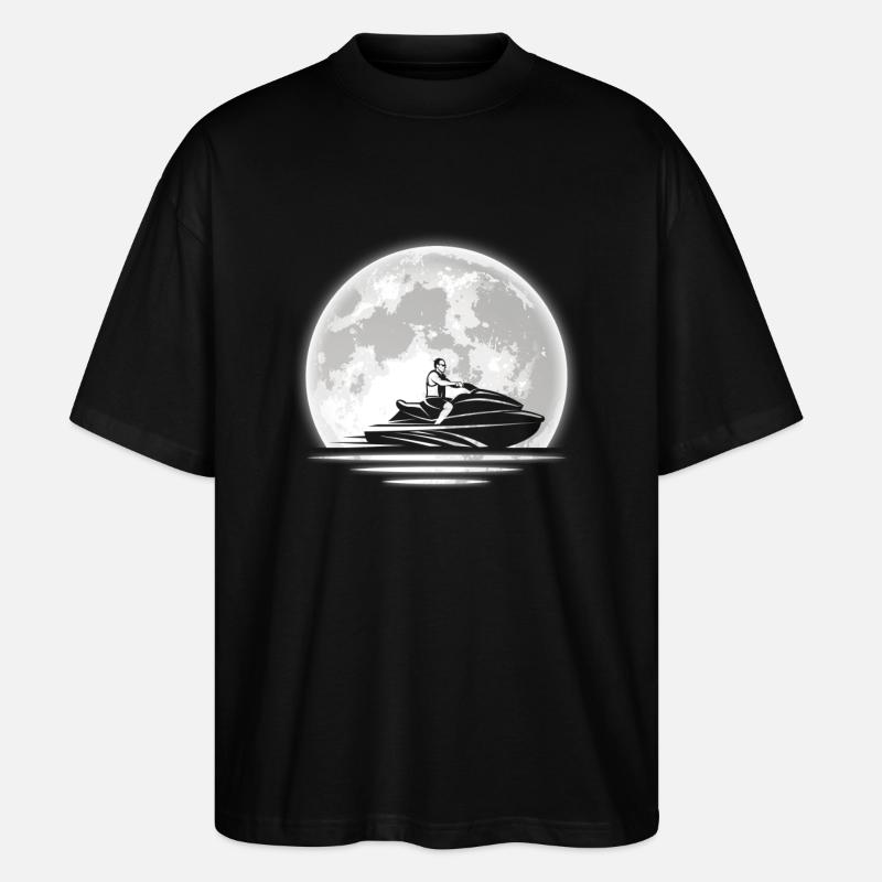 Jetski - Stanley/Stella Oversized Unisex Bio T-Shirt Blaster 2.0 - Schwarz