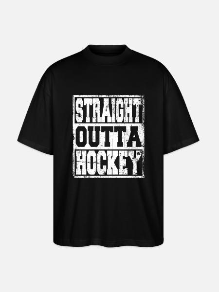 Hockey saying funny - Stanley/Stella Oversized Unisex Organic T-shirt Blaster 2.0 - black