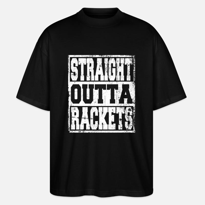 Racket dit drôle - T-shirt bio Blaster 2.0 coupe oversize Stanley/Stella Unisexe - noir