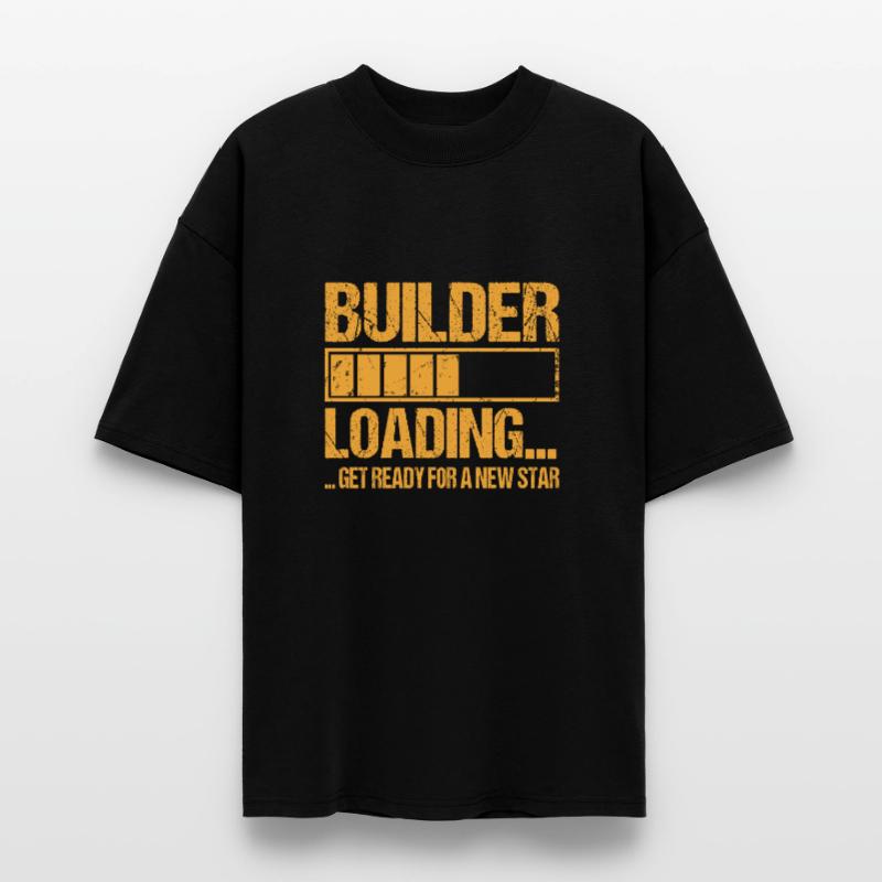 Construction workers loading Construction worker training Stanley/Stella Oversized Unisex Organic T-shirt Blaster 2.0