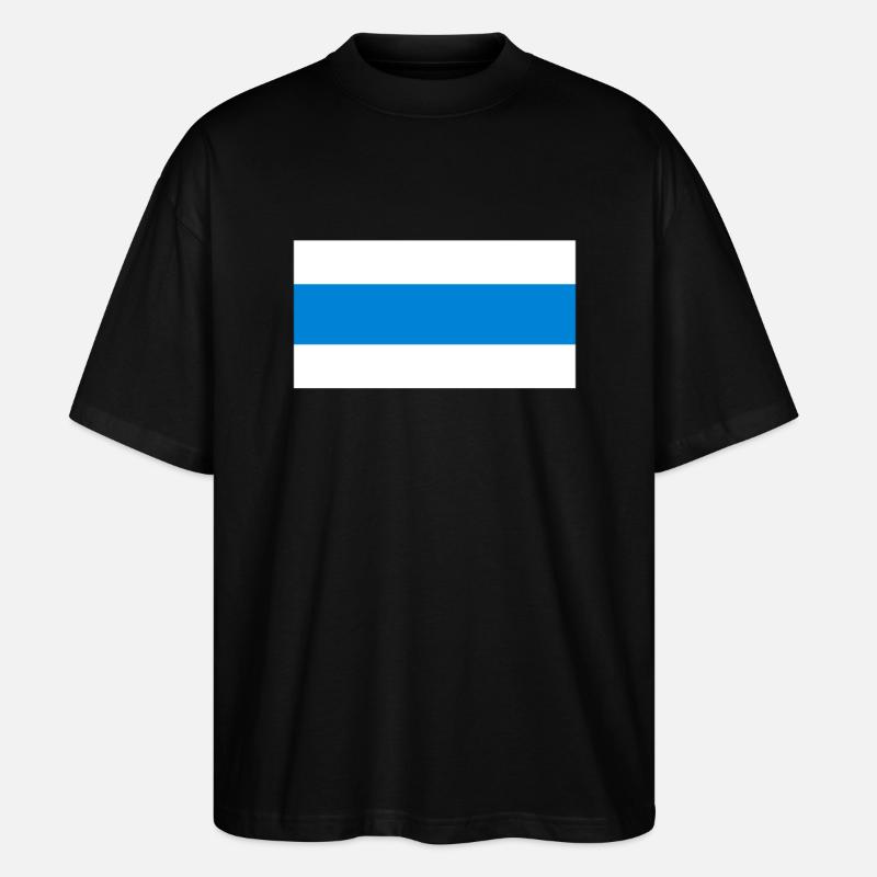 Drapeau de la Russie Nouveau - T-shirt bio Blaster 2.0 coupe oversize Stanley/Stella Unisexe - noir