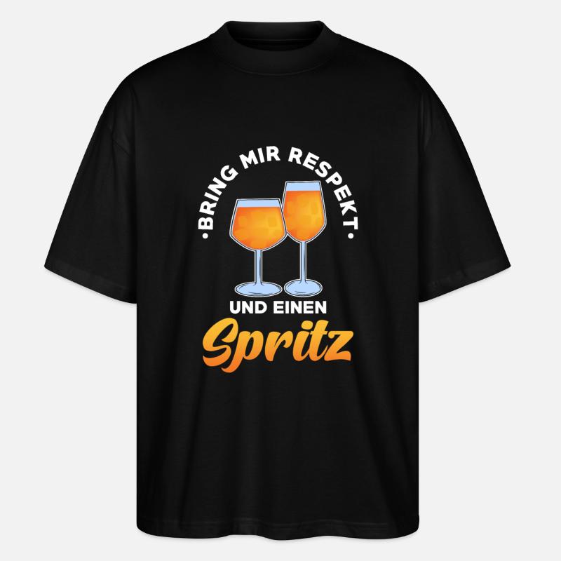 Spritz Cocktail - Stanley/Stella Oversized Unisex Bio T-Shirt Blaster 2.0 - Schwarz