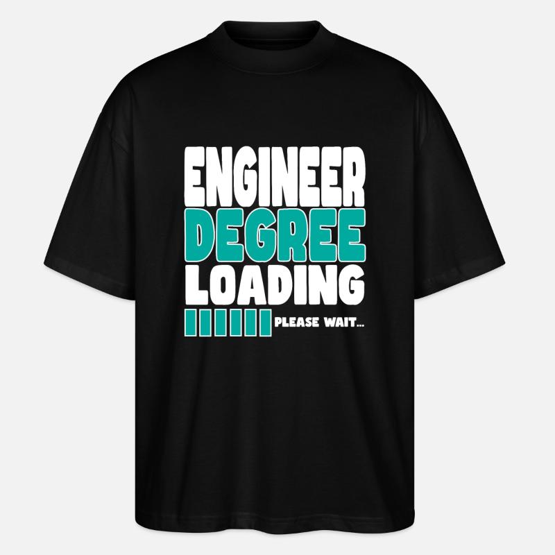 Engineer invites training - Stanley/Stella Oversized Unisex Organic T-shirt Blaster 2.0 - black