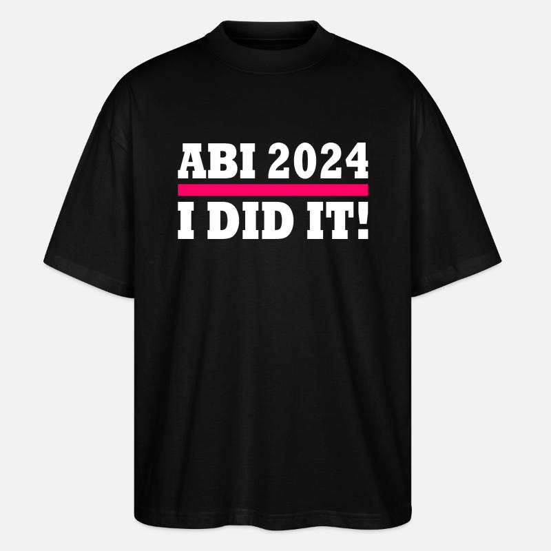 Abi 2024 - Stanley/Stella Oversized Unisex Bio T-Shirt Blaster 2.0 - Schwarz