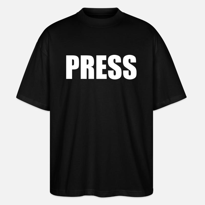 Press - T-shirt bio Blaster 2.0 coupe oversize Stanley/Stella Unisexe - noir