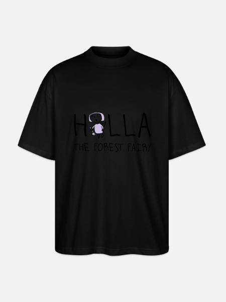 holla_the_forest_fairy_052012a_2c - Stanley/Stella Oversized Unisex Organic T-shirt Blaster 2.0 - black