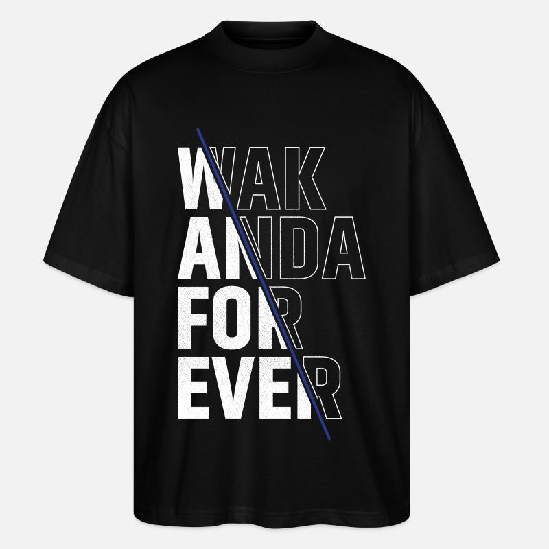 wak anda for ever - Stanley/Stella Oversized Unisex Bio T-Shirt Blaster 2.0 - Schwarz