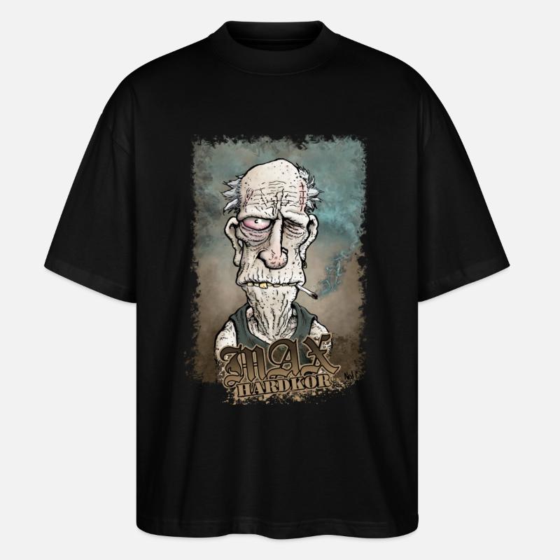Alt Max Hardkor - Stanley/Stella Oversized Unisex Bio T-Shirt Blaster 2.0 - Schwarz