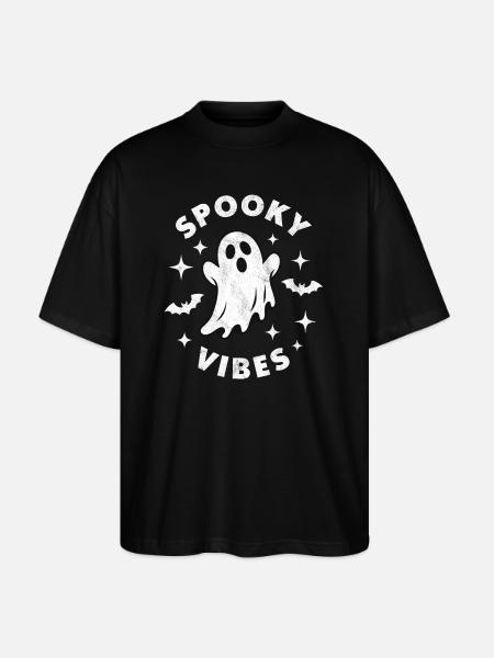 Spooky Vibes - Stanley/Stella Oversized Unisex Organic T-shirt Blaster 2.0 - black