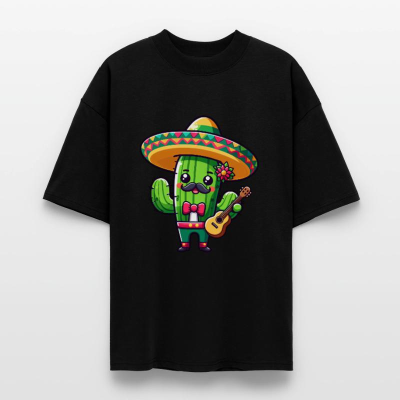 Cinco de Mayo Cactus Mariachi Guitariste T-shirt bio Blaster 2.0 coupe oversize Stanley/Stella Unisexe