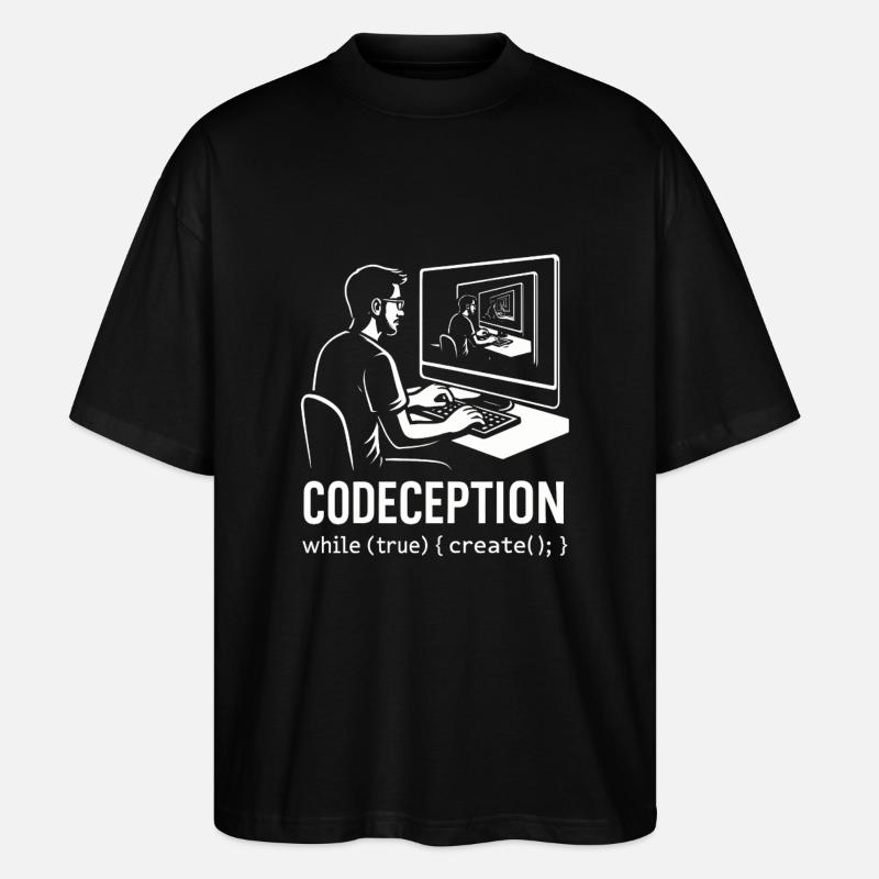 Codeception - T-shirt bio Blaster 2.0 coupe oversize Stanley/Stella Unisexe - noir