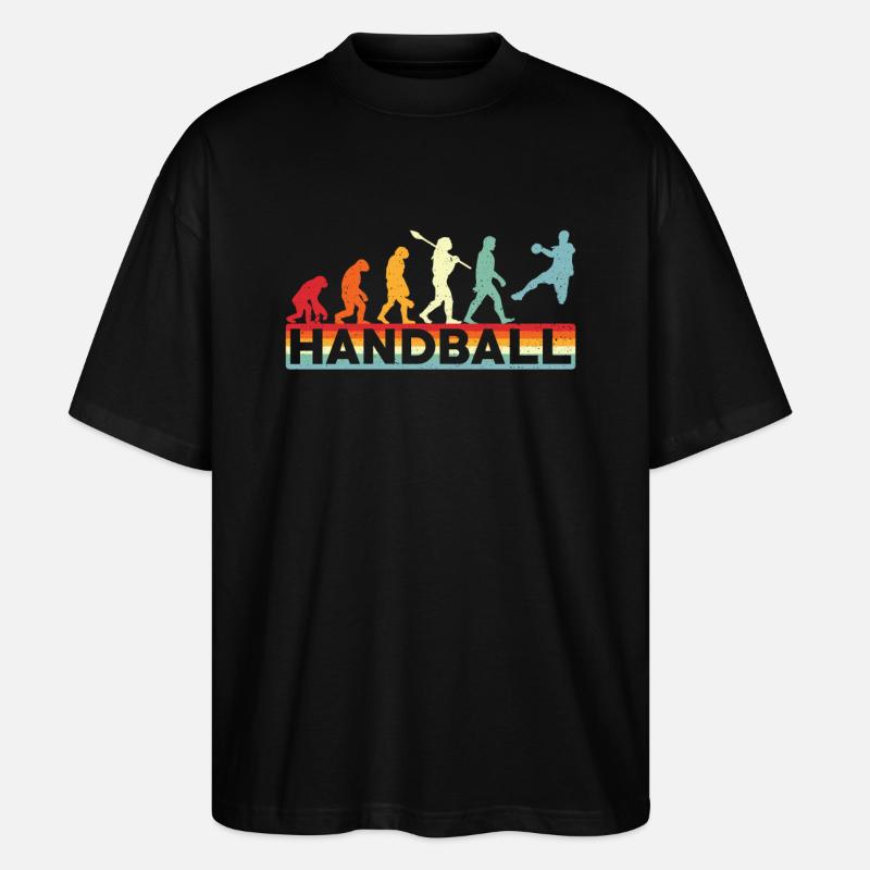 Handball Evolution Handball - Stanley/Stella Oversized Unisex Organic T-shirt Blaster 2.0 - black