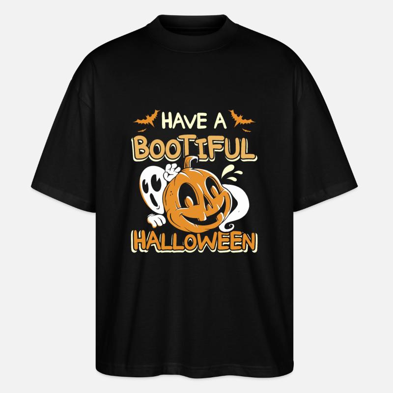 Passez un Halloween bootiful - T-shirt bio Blaster 2.0 coupe oversize Stanley/Stella Unisexe - noir