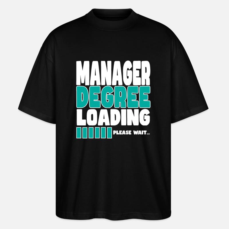 Manager invites training - Stanley/Stella Oversized Unisex Organic T-shirt Blaster 2.0 - black