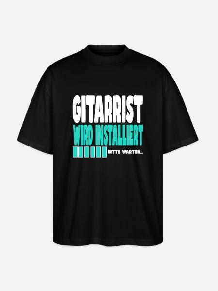 Gärtner wird installiert - Stanley/Stella Oversized Unisex Bio T-Shirt Blaster 2.0 - Schwarz