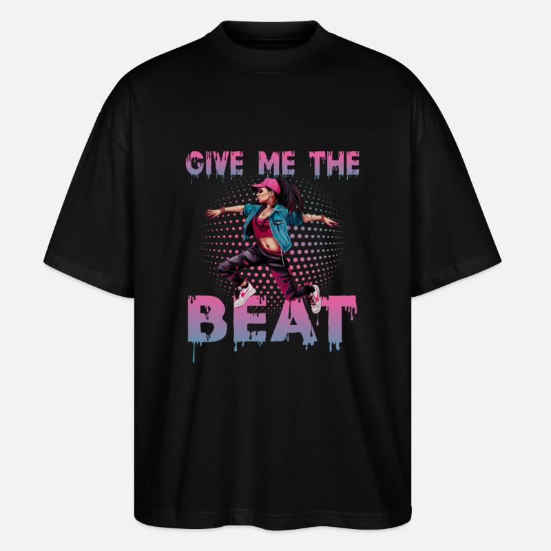 Tanzen Breakdance Streetdane Rap - Stanley/Stella Oversized Unisex Bio T-Shirt Blaster 2.0 - Schwarz