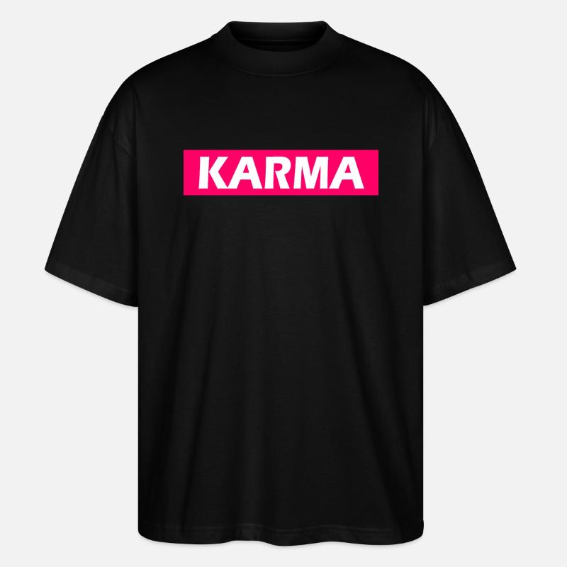 Karma - T-shirt bio Blaster 2.0 coupe oversize Stanley/Stella Unisexe - noir