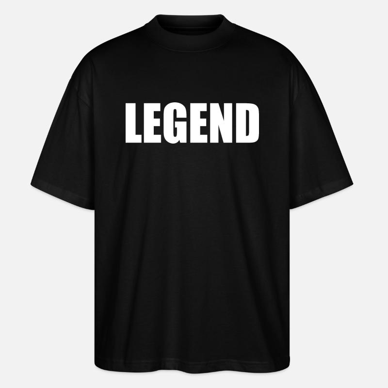 Legend - Stanley/Stella Oversized Unisex Bio T-Shirt Blaster 2.0 - Schwarz